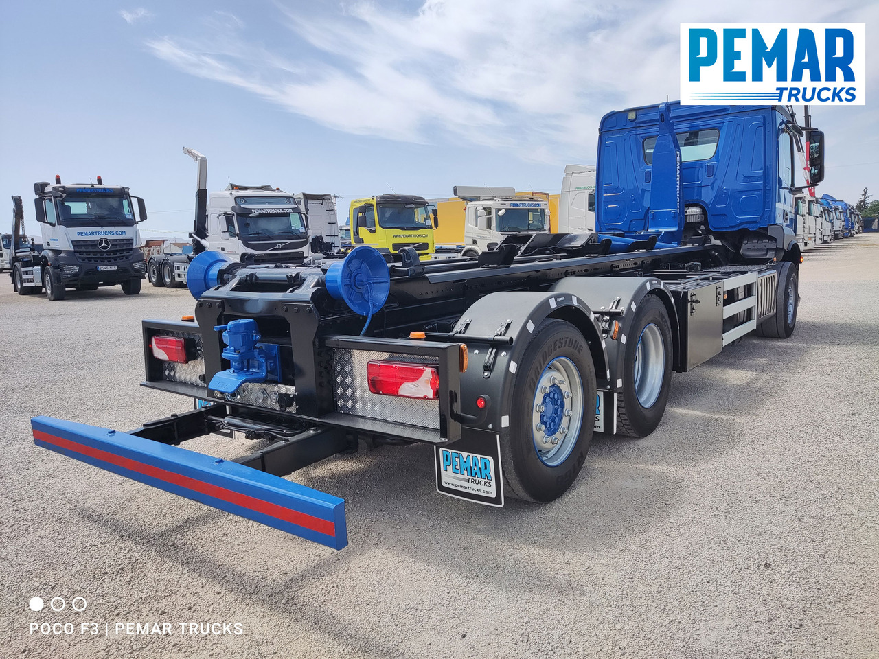 Containerwagen/ Wechselfahrgestell LKW MERCEDES-BENZ ANTOS 2546 6X2 MULTILIFT: das Bild 6