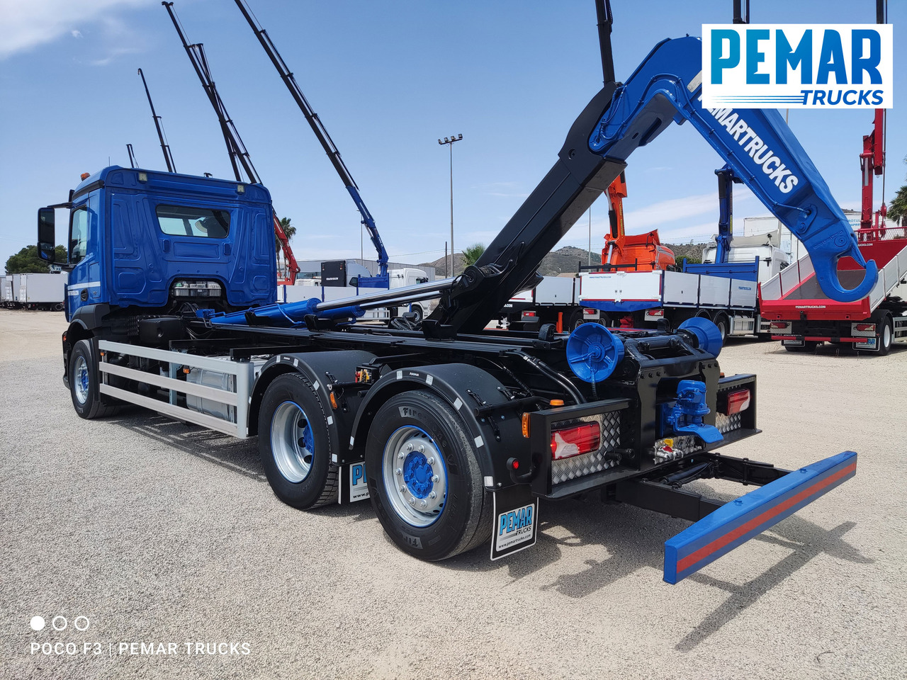 Containerwagen/ Wechselfahrgestell LKW MERCEDES-BENZ ANTOS 2546 6X2 MULTILIFT: das Bild 22