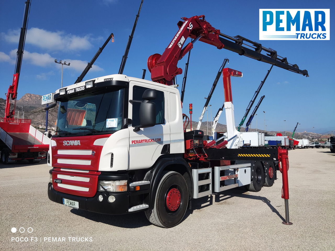 SCANIA P 420 GRUA GANCHO MULTILIFT 6X2 - Autokran: das Bild 1 SCANIA P 420 GRUA GANCHO MULTILIFT 6X2 - Autokran: das Bild 1
