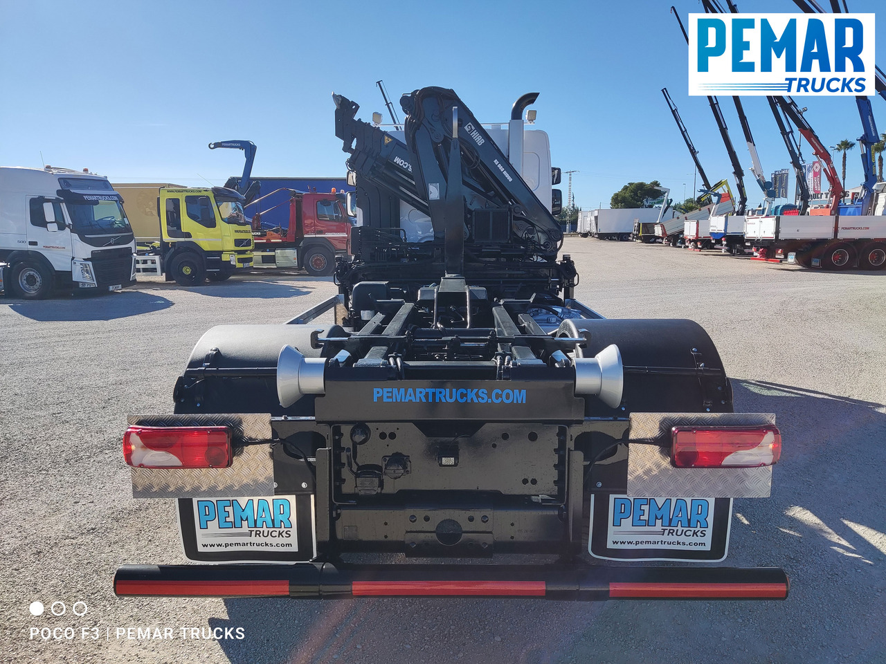 Kipper, Autokran VOLVO FE 280 GRUA MULTILIFT 18T EURO 6: das Bild 16