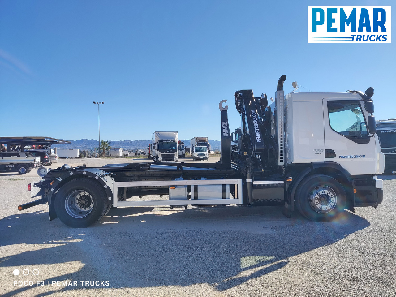 Kipper, Autokran VOLVO FE 280 GRUA MULTILIFT 18T EURO 6: das Bild 14