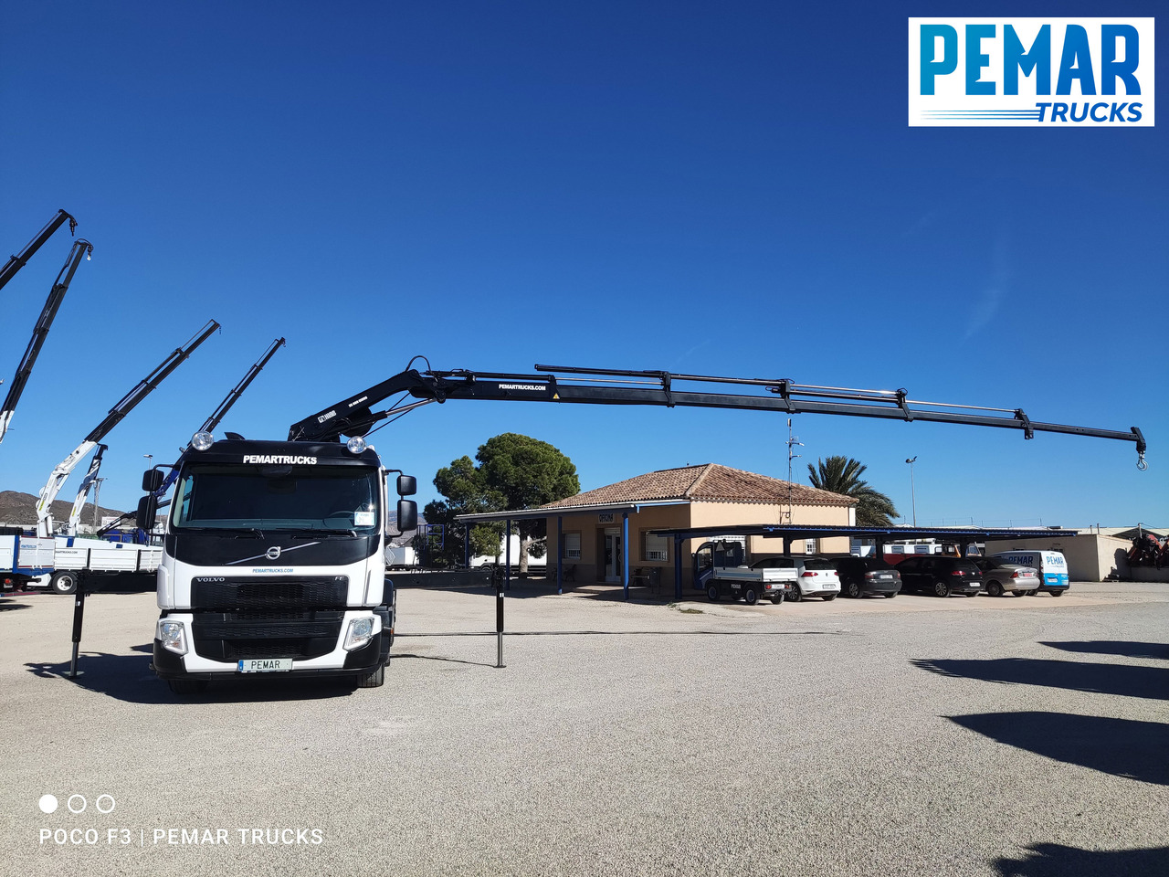 Kipper, Autokran VOLVO FE 280 GRUA MULTILIFT 18T EURO 6: das Bild 8