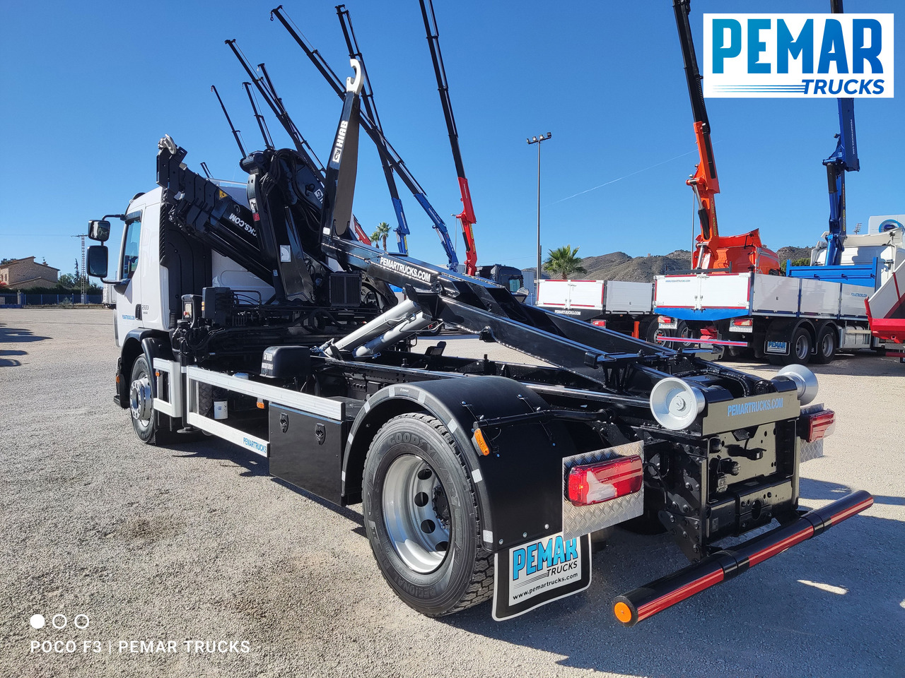 Kipper, Autokran VOLVO FE 280 GRUA MULTILIFT 18T EURO 6: das Bild 20