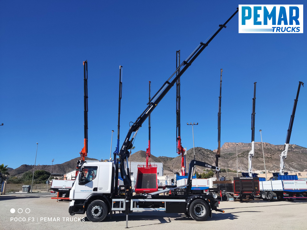 Kipper, Autokran VOLVO FE 280 GRUA MULTILIFT 18T EURO 6: das Bild 5