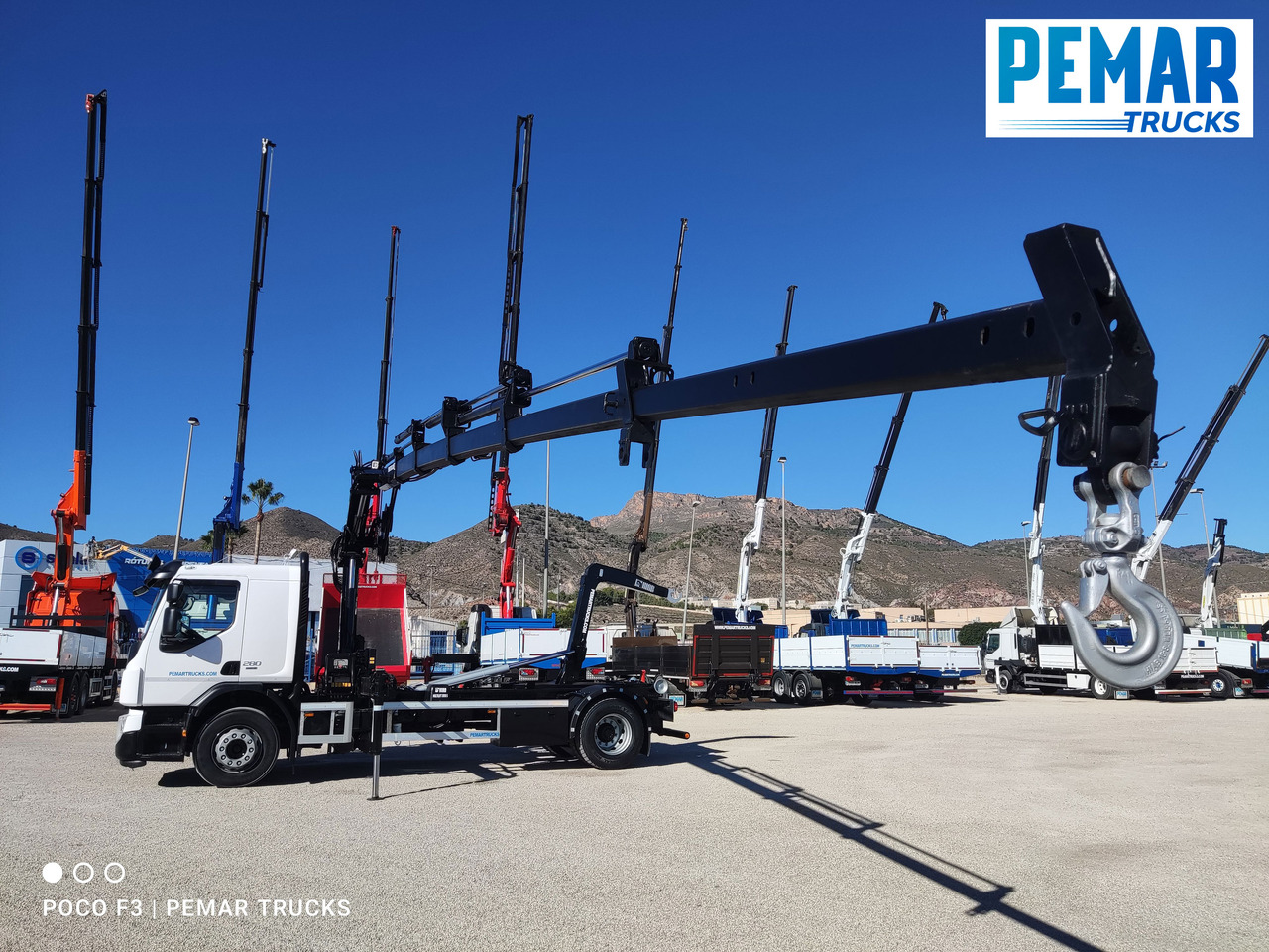 Kipper, Autokran VOLVO FE 280 GRUA MULTILIFT 18T EURO 6: das Bild 9