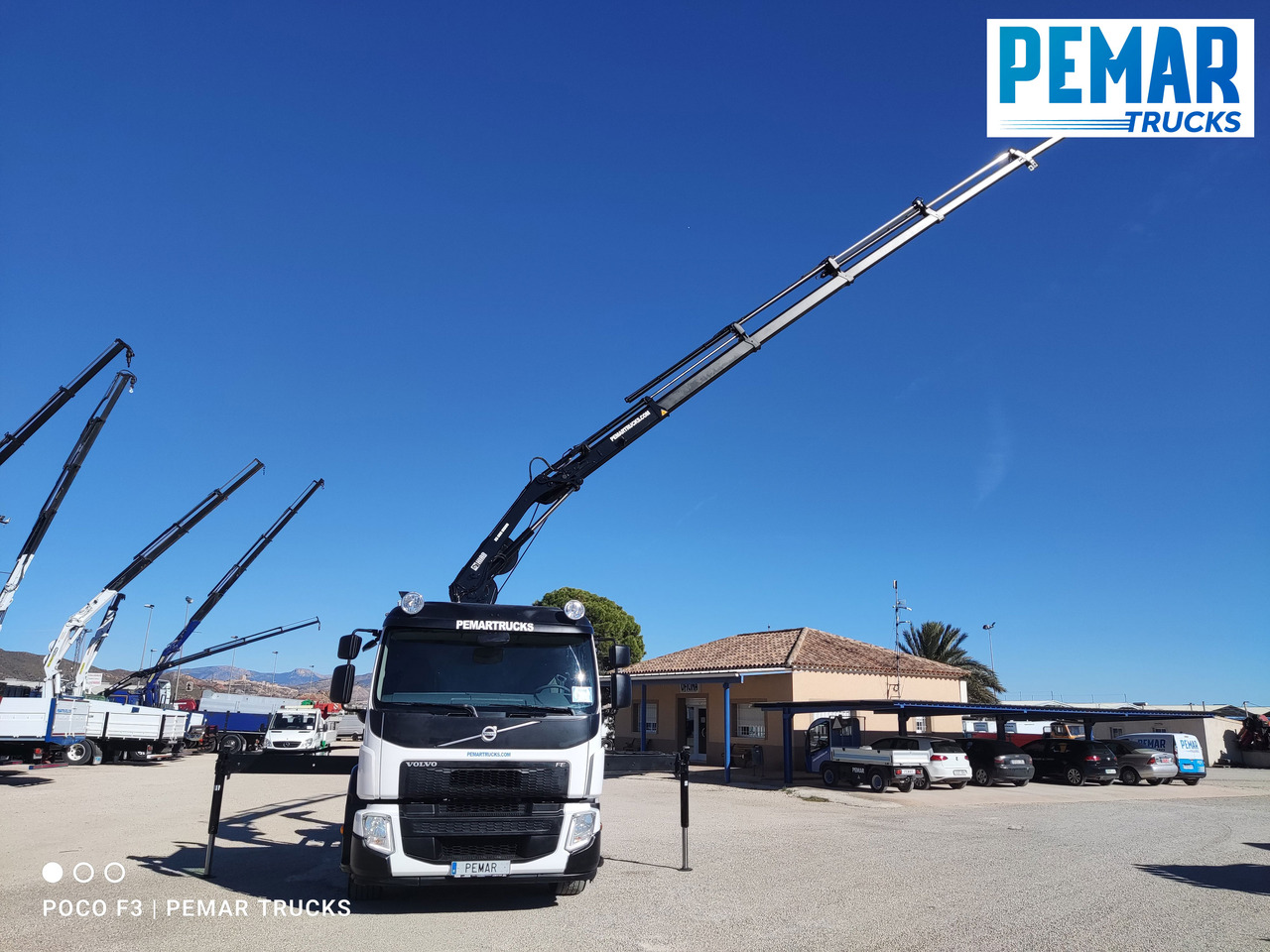 Kipper, Autokran VOLVO FE 280 GRUA MULTILIFT 18T EURO 6: das Bild 6