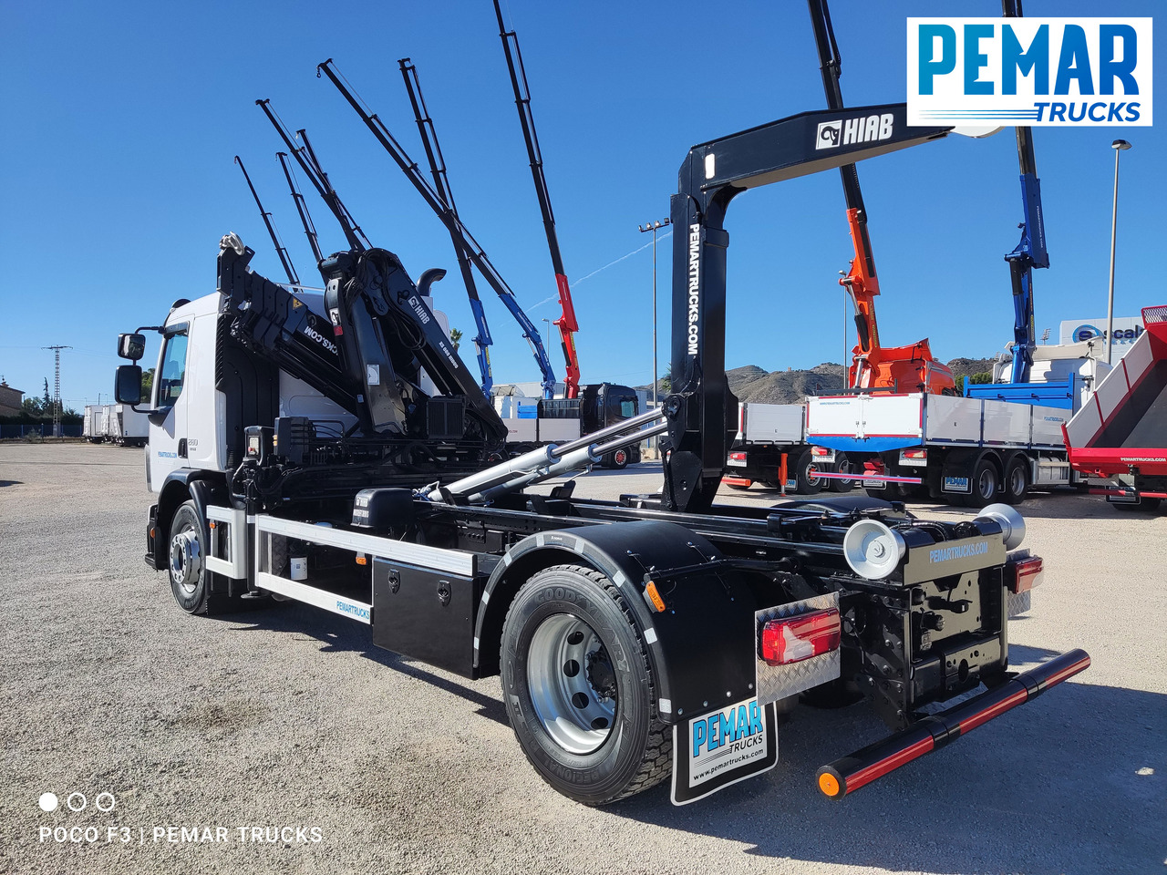 Kipper, Autokran VOLVO FE 280 GRUA MULTILIFT 18T EURO 6: das Bild 23