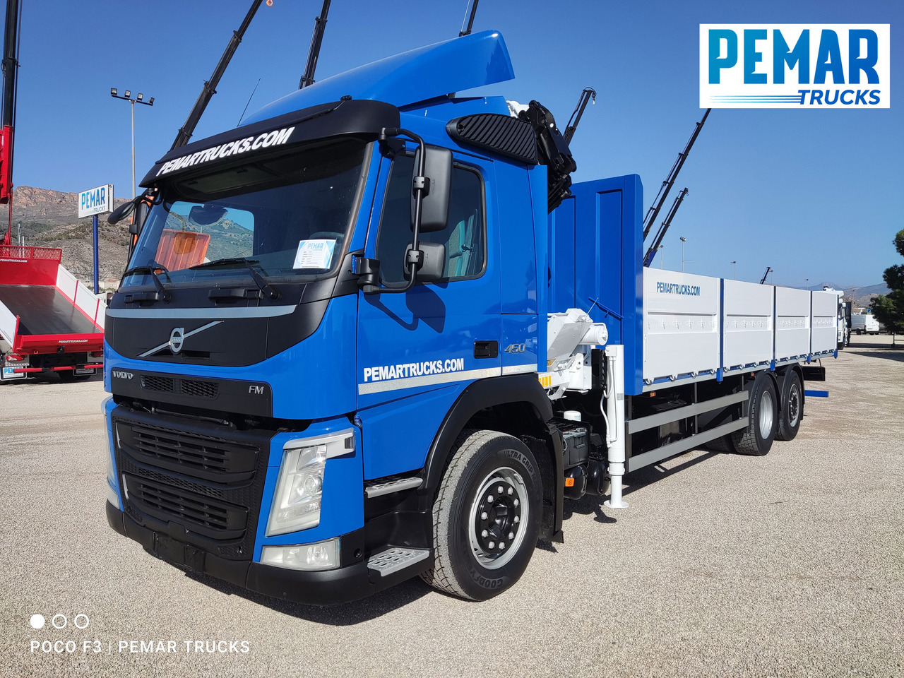 VOLVO FM 450 6X2 GRUA CAJA FIJA EURO 6 - Pritsche LKW, Autokran: das Bild 2 VOLVO FM 450 6X2 GRUA CAJA FIJA EURO 6 - Pritsche LKW, Autokran: das Bild 2