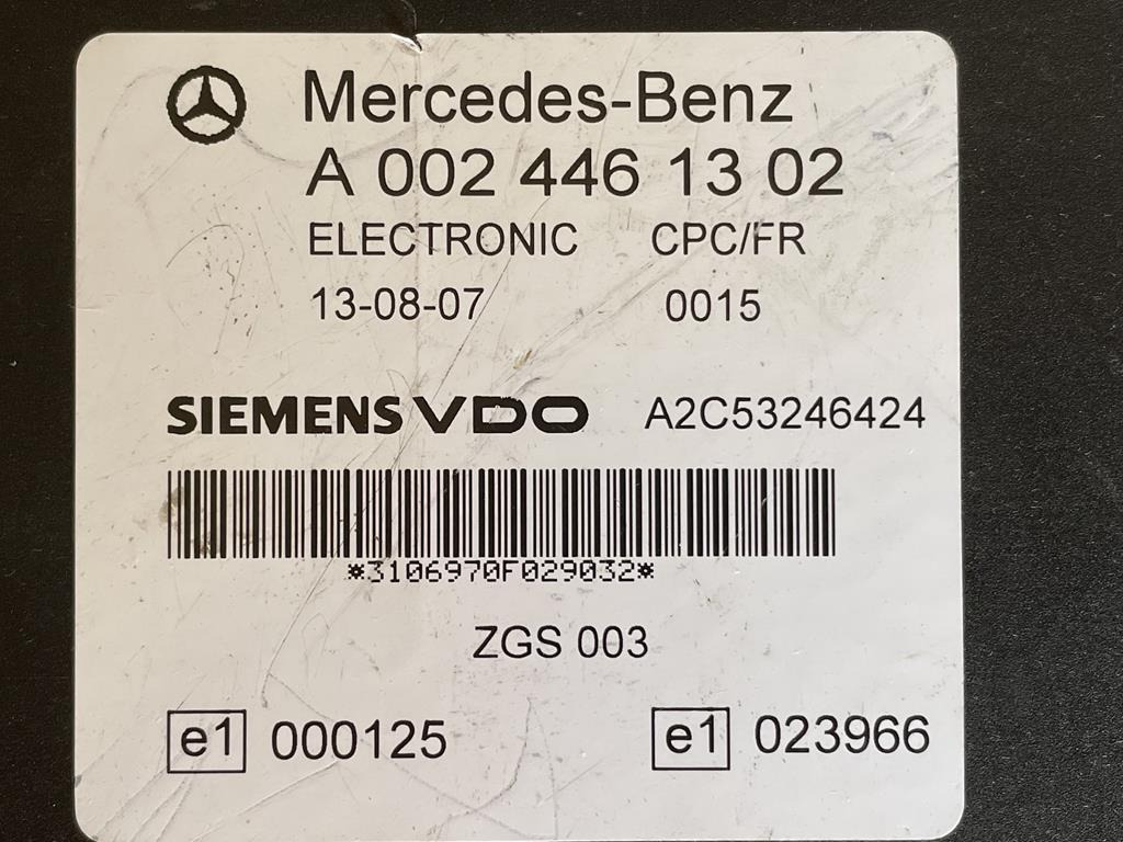 MERCEDES-BENZ CPC/FR A 002 446 13 02 - Steuergerät für LKW: das Bild 3 MERCEDES-BENZ CPC/FR A 002 446 13 02 - Steuergerät für LKW: das Bild 3