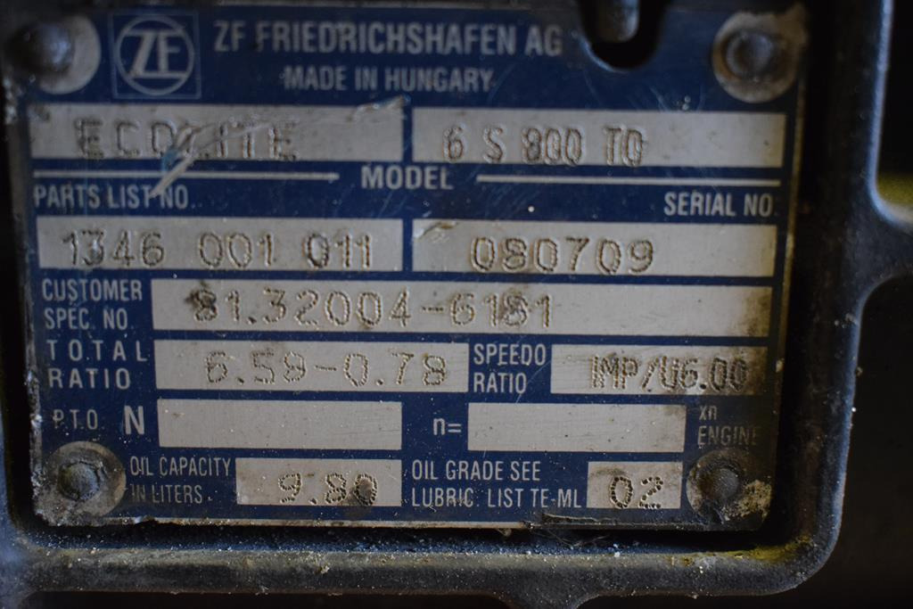 ZF ECOLITE 6S 800 TO - Getriebe für LKW: das Bild 5 ZF ECOLITE 6S 800 TO - Getriebe für LKW: das Bild 5