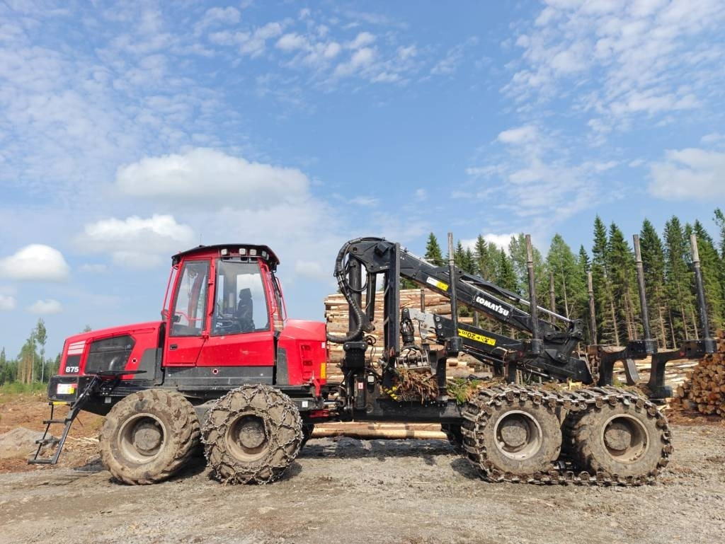 Komatsu 875 - Forwarder: das Bild 2 Komatsu 875 - Forwarder: das Bild 2
