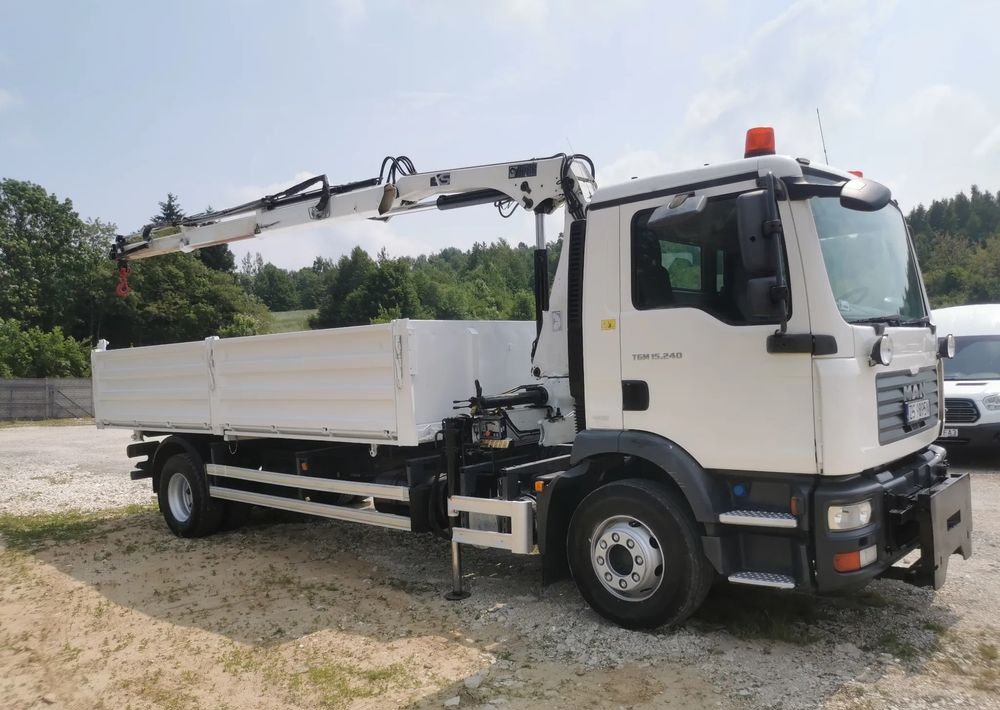 MAN TGM 15.240 Żuraw HDS HIAB + kiper wywrotka + Płyta czołowa Mały przebieg Klima - Kipper: das Bild 4 MAN TGM 15.240 Żuraw HDS HIAB + kiper wywrotka + Płyta czołowa Mały przebieg Klima - Kipper: das Bild 4