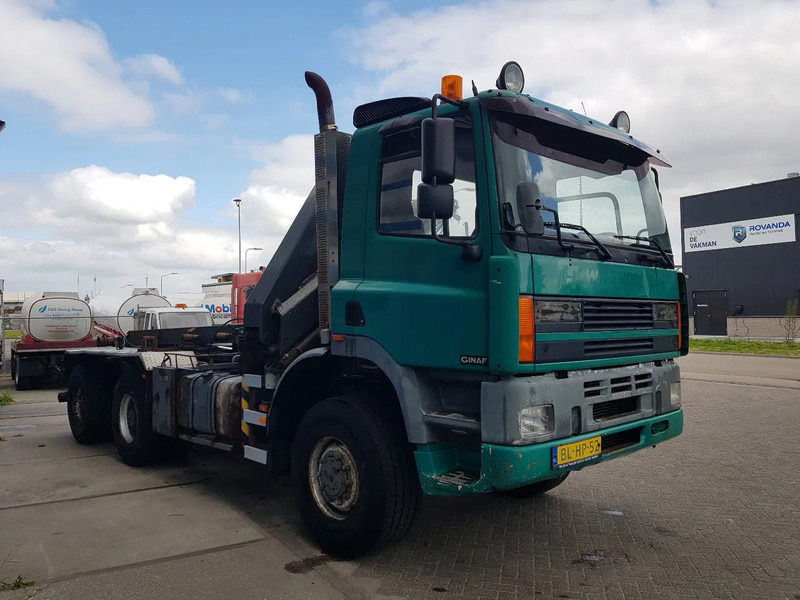 Seil Abrollkipper, Autokran Ginaf M 3335 S 6x6 Palfinger PK 14080 + NCH: das Bild 7