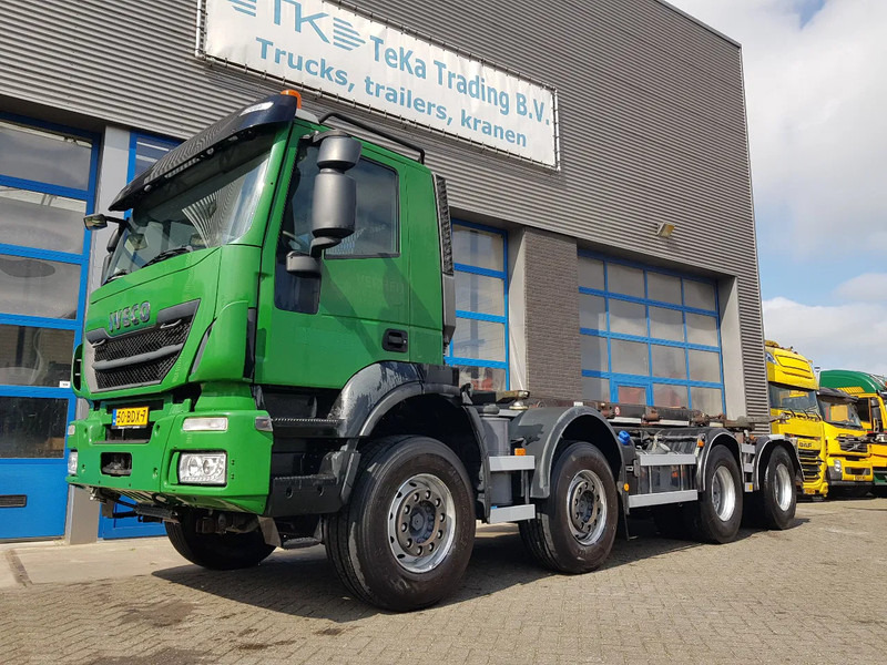 Iveco Stralis 450 8x4 Steel Nieuwe Apk/TÜV 430.000 km kettingsyst 30 ton - Containerwagen/ Wechselfahrgestell LKW: das Bild 1 Iveco Stralis 450 8x4 Steel Nieuwe Apk/TÜV 430.000 km kettingsyst 30 ton - Containerwagen/ Wechselfahrgestell LKW: das Bild 1