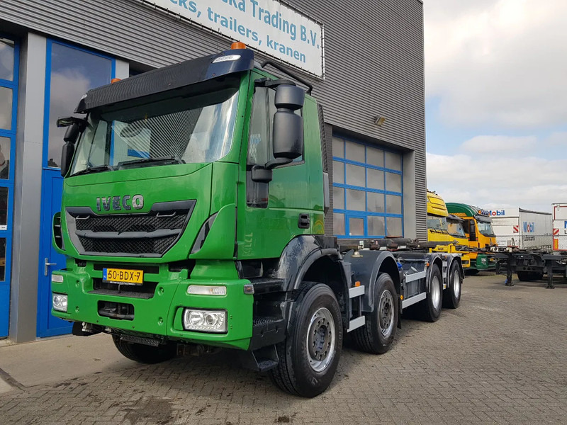 Iveco Stralis 450 8x4 Steel Nieuwe Apk/TÜV 430.000 km kettingsyst 30 ton - Containerwagen/ Wechselfahrgestell LKW: das Bild 2 Iveco Stralis 450 8x4 Steel Nieuwe Apk/TÜV 430.000 km kettingsyst 30 ton - Containerwagen/ Wechselfahrgestell LKW: das Bild 2
