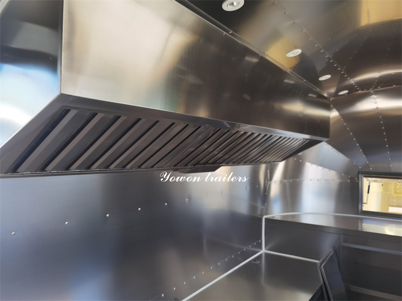 Verkaufsanhänger Für die Beförderung von Lebensmittel, Zustand - NEU YOWON mobile fast food vending trailer factory price catering truck: das Bild 10