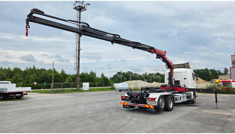 Scania G450 6X2*4 HMF 2120 crane 700 hours - Abrollkipper, Autokran: das Bild 3 Scania G450 6X2*4 HMF 2120 crane 700 hours - Abrollkipper, Autokran: das Bild 3
