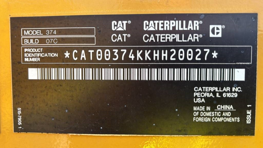 CAT 374 - Kettenbagger: das Bild 2 CAT 374 - Kettenbagger: das Bild 2