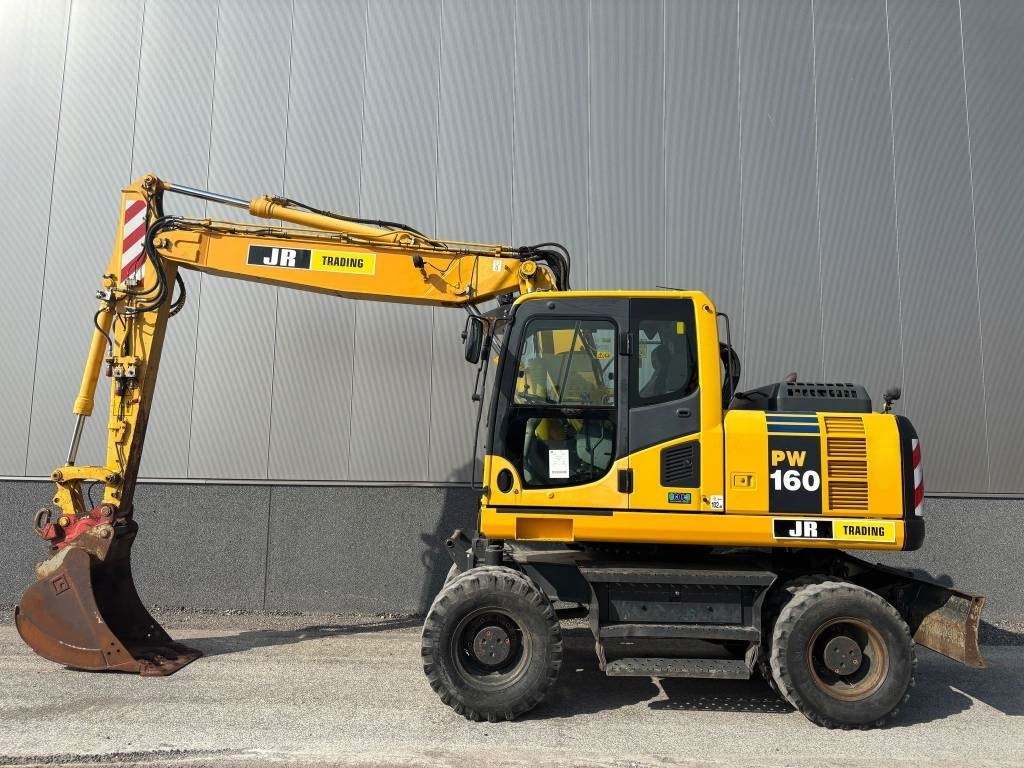 Komatsu PW 160 - Mobilbagger: das Bild 1 Komatsu PW 160 - Mobilbagger: das Bild 1