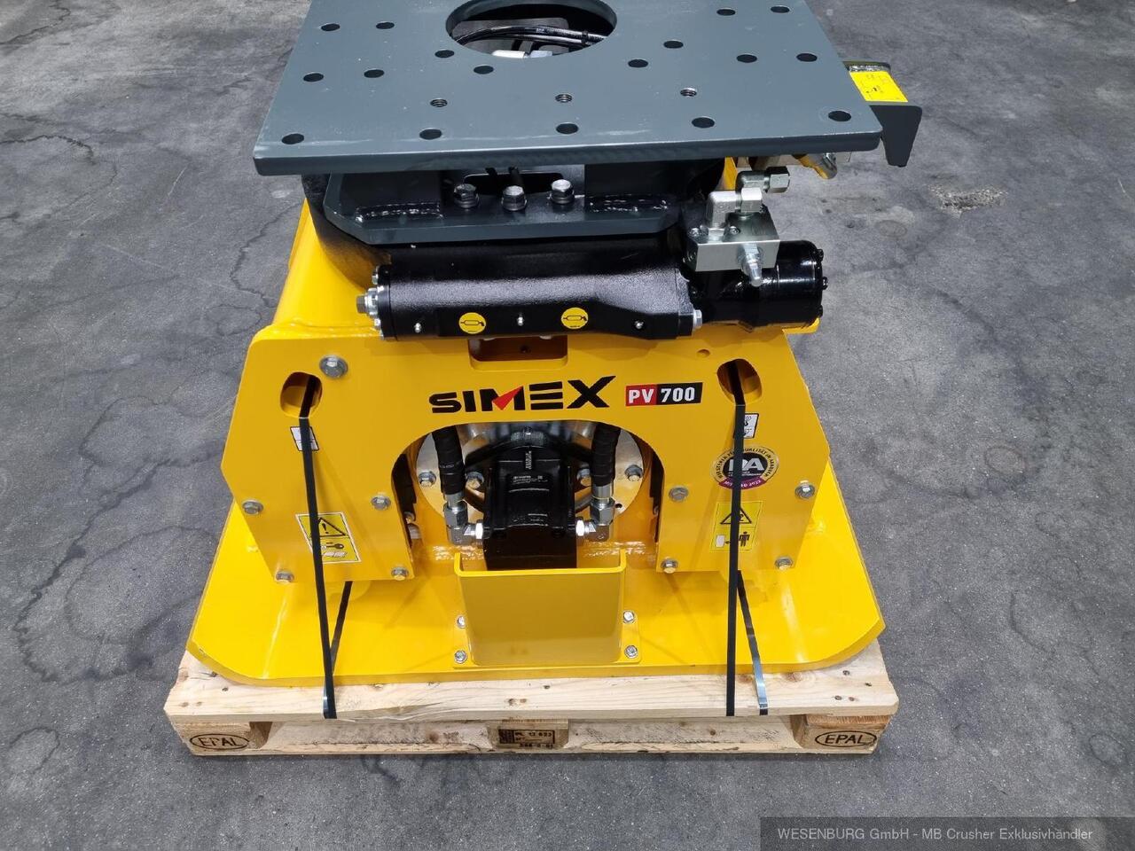 Simex Anbauverdichter PV700 inkl. Drehwerk Anbauklasse 12 - 25 t - Anbauteil, Rüttelplatte für Bagger: das Bild 3 Simex Anbauverdichter PV700 inkl. Drehwerk Anbauklasse 12 - 25 t - Anbauteil, Rüttelplatte für Bagger: das Bild 3