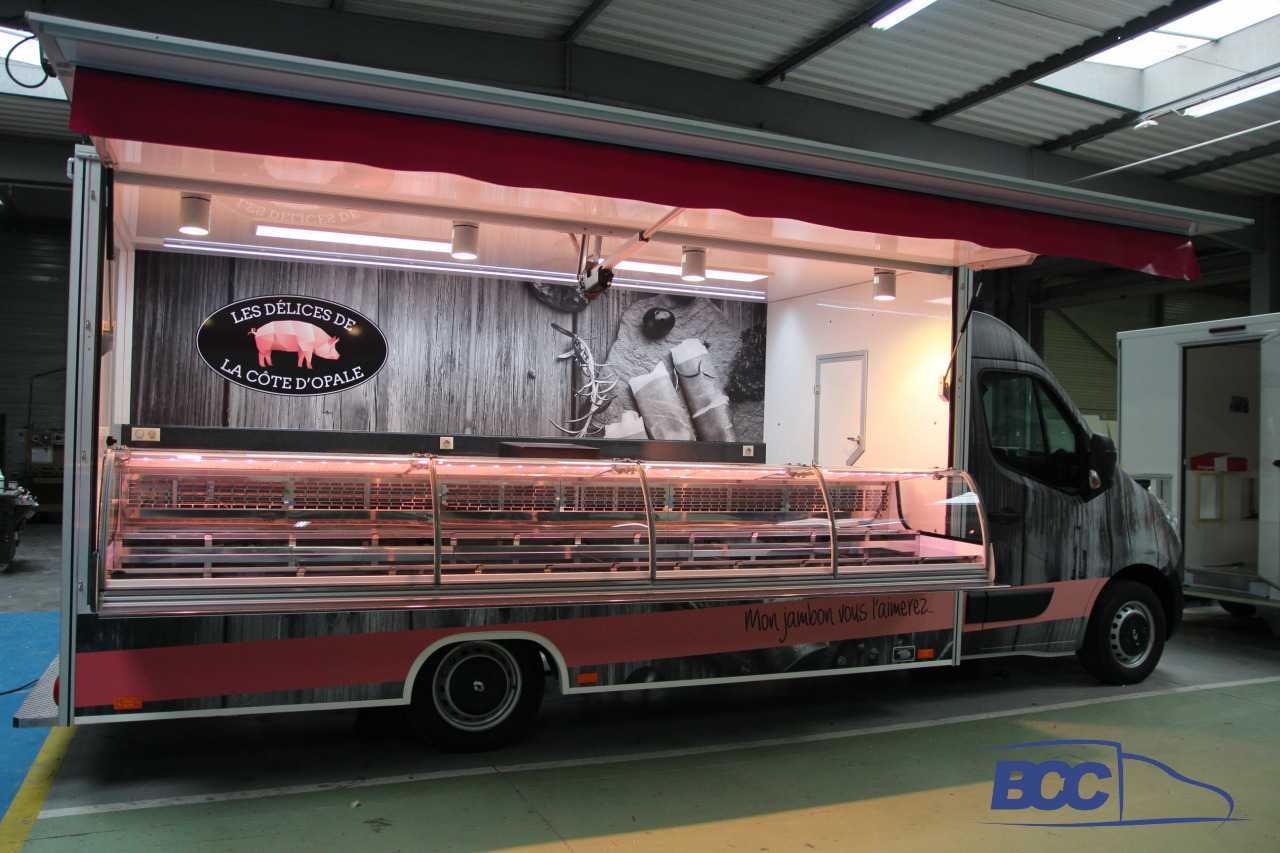 Verkaufsfahrzeug Für die Beförderung von Lebensmittel, Zustand - NEU BCC POLSKA - FOOD TRUCK - MOBILNY SKLEP MIĘSNY PEUGEOT BOXER: das Bild 6