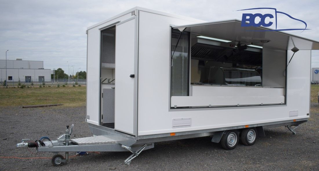 BCC POLSKA - PRZYCZEPA GASTRONOMICZNA - FOOD TRUCK - CATERING TRAILER - HANDLOWA, PIZZA, BURGER, KEBAB, KURCZAK Z ROŻNA, LODY, KAWA, PĄCZKI - Verkaufsanhänger: das Bild 1 BCC POLSKA - PRZYCZEPA GASTRONOMICZNA - FOOD TRUCK - CATERING TRAILER - HANDLOWA, PIZZA, BURGER, KEBAB, KURCZAK Z ROŻNA, LODY, KAWA, PĄCZKI - Verkaufsanhänger: das Bild 1