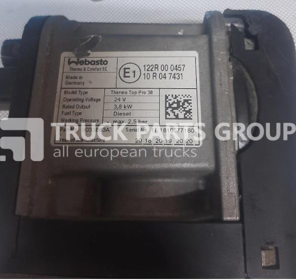 DAF euro6 106XF cab heater webasto 2020447, 2020465, 2294774 - Heizung/ Lüftung für LKW: das Bild 2 DAF euro6 106XF cab heater webasto 2020447, 2020465, 2294774 - Heizung/ Lüftung für LKW: das Bild 2