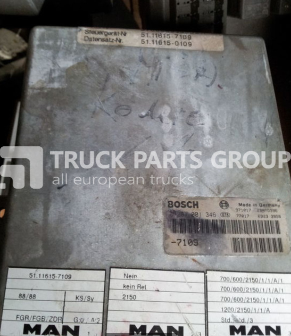MAN ECU EDC, engine control unit 4 series , L2000, 51116167173, 5111 control unit - Steuergerät für LKW: das Bild 5 MAN ECU EDC, engine control unit 4 series , L2000, 51116167173, 5111 control unit - Steuergerät für LKW: das Bild 5