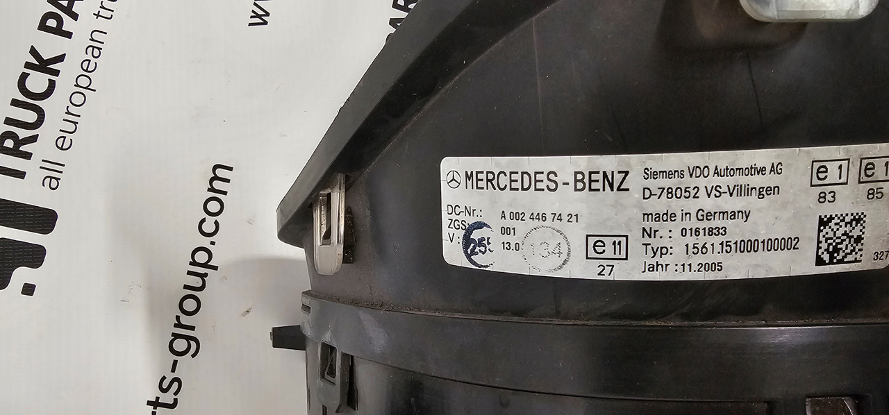 MERCEDES-BENZ actros MP2, MP3 instrument panel, INS electronic instrument clus dashboard - Armaturenbrett für LKW: das Bild 5 MERCEDES-BENZ actros MP2, MP3 instrument panel, INS electronic instrument clus dashboard - Armaturenbrett für LKW: das Bild 5