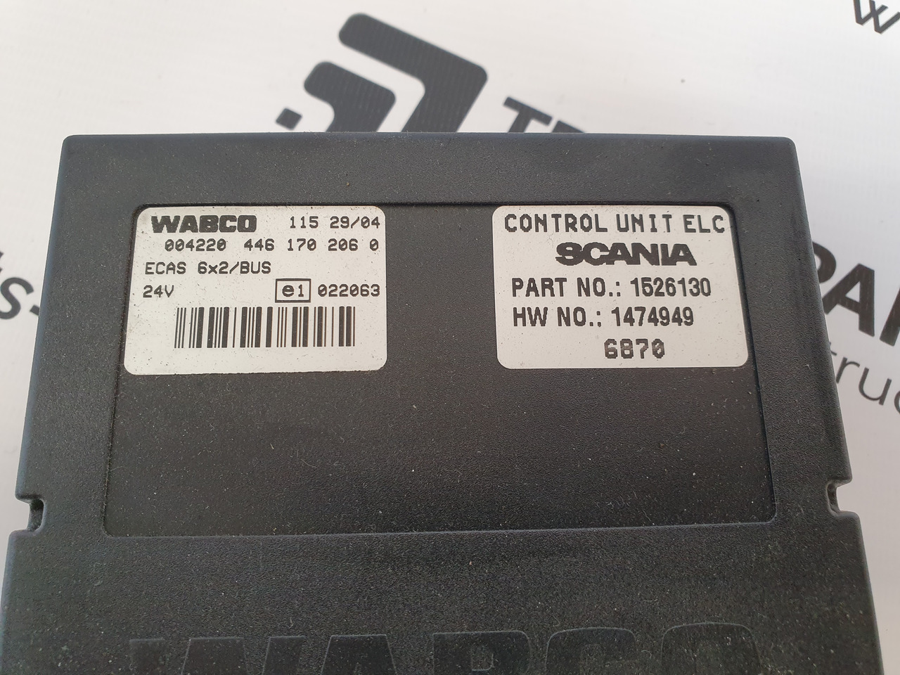 WABCO ECAS by WABCO for SCANIA EURO 3, EURO 4, EURO 5 P, G, R, T, L series 4461702060, 4461702160, 4461702050, 4460554060, 4461702150, 1530439, 1530440, 1851677, 1851676, 1526130, 1474949, 1759696. - Steuergerät für LKW: das Bild 3 WABCO ECAS by WABCO for SCANIA EURO 3, EURO 4, EURO 5 P, G, R, T, L series 4461702060, 4461702160, 4461702050, 4460554060, 4461702150, 1530439, 1530440, 1851677, 1851676, 1526130, 1474949, 1759696. - Steuergerät für LKW: das Bild 3
