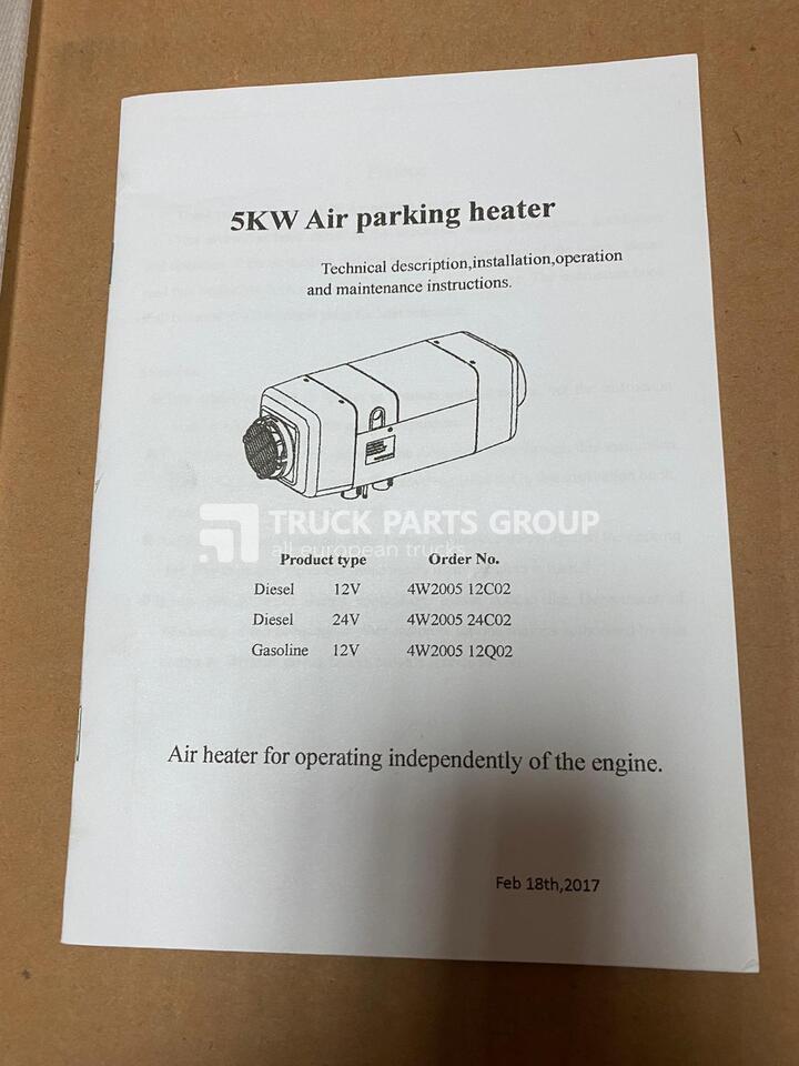 WEBASTO, EBERSPACHER air tonic cab heater, air parking heater, 2 kw, 5 kw air heater - Heizung/ Lüftung für LKW: das Bild 4 WEBASTO, EBERSPACHER air tonic cab heater, air parking heater, 2 kw, 5 kw air heater - Heizung/ Lüftung für LKW: das Bild 4