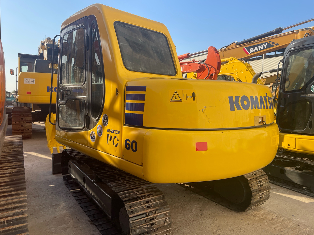 KOMATSU PC 60 - Kettenbagger: das Bild 2 KOMATSU PC 60 - Kettenbagger: das Bild 2