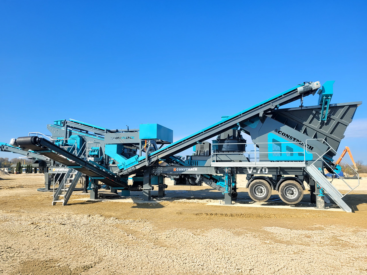 Constmach 100-150 Ton Capacity Mobile Vertical Shaft Impact Crusher - Mobile Brechanlage: das Bild 3 Constmach 100-150 Ton Capacity Mobile Vertical Shaft Impact Crusher - Mobile Brechanlage: das Bild 3