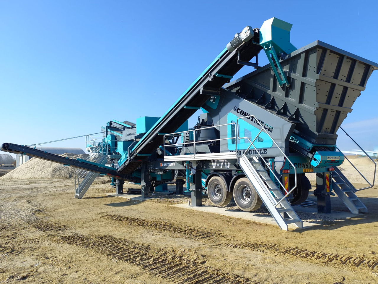 Constmach 100-150 Ton Capacity Mobile Vertical Shaft Impact Crusher - Mobile Brechanlage: das Bild 5 Constmach 100-150 Ton Capacity Mobile Vertical Shaft Impact Crusher - Mobile Brechanlage: das Bild 5