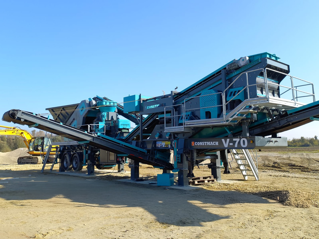 Constmach 100-150 Ton Capacity Mobile Vertical Shaft Impact Crusher - Mobile Brechanlage: das Bild 4 Constmach 100-150 Ton Capacity Mobile Vertical Shaft Impact Crusher - Mobile Brechanlage: das Bild 4