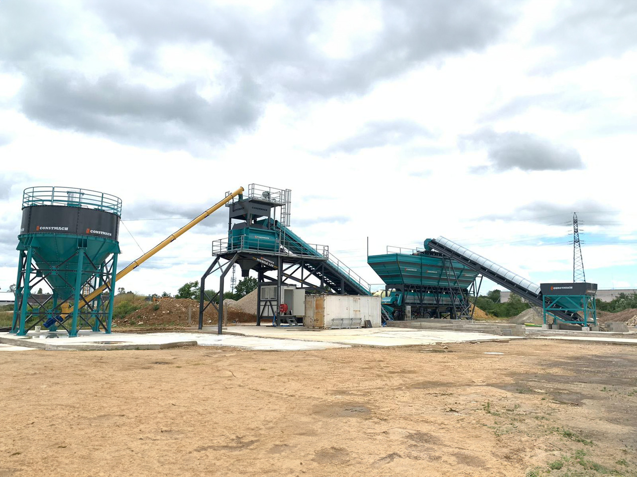 Constmach 120 m³/h Mobile Concrete Batching Plant - Betonmischanlage: das Bild 1 Constmach 120 m³/h Mobile Concrete Batching Plant - Betonmischanlage: das Bild 1