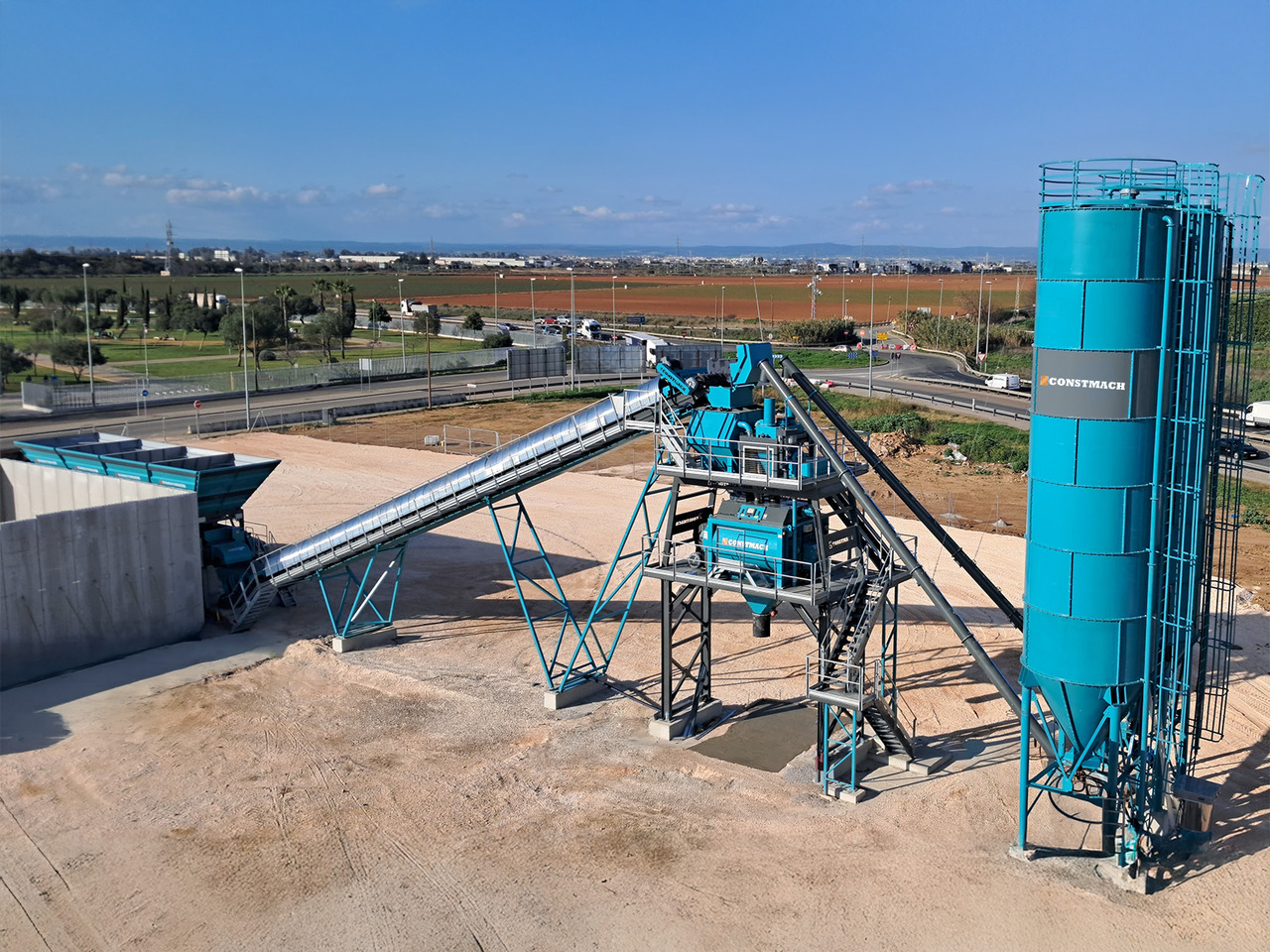 Constmach 120 m³/h Stationary Concrete Batching Plant - Betonmischanlage: das Bild 2 Constmach 120 m³/h Stationary Concrete Batching Plant - Betonmischanlage: das Bild 2