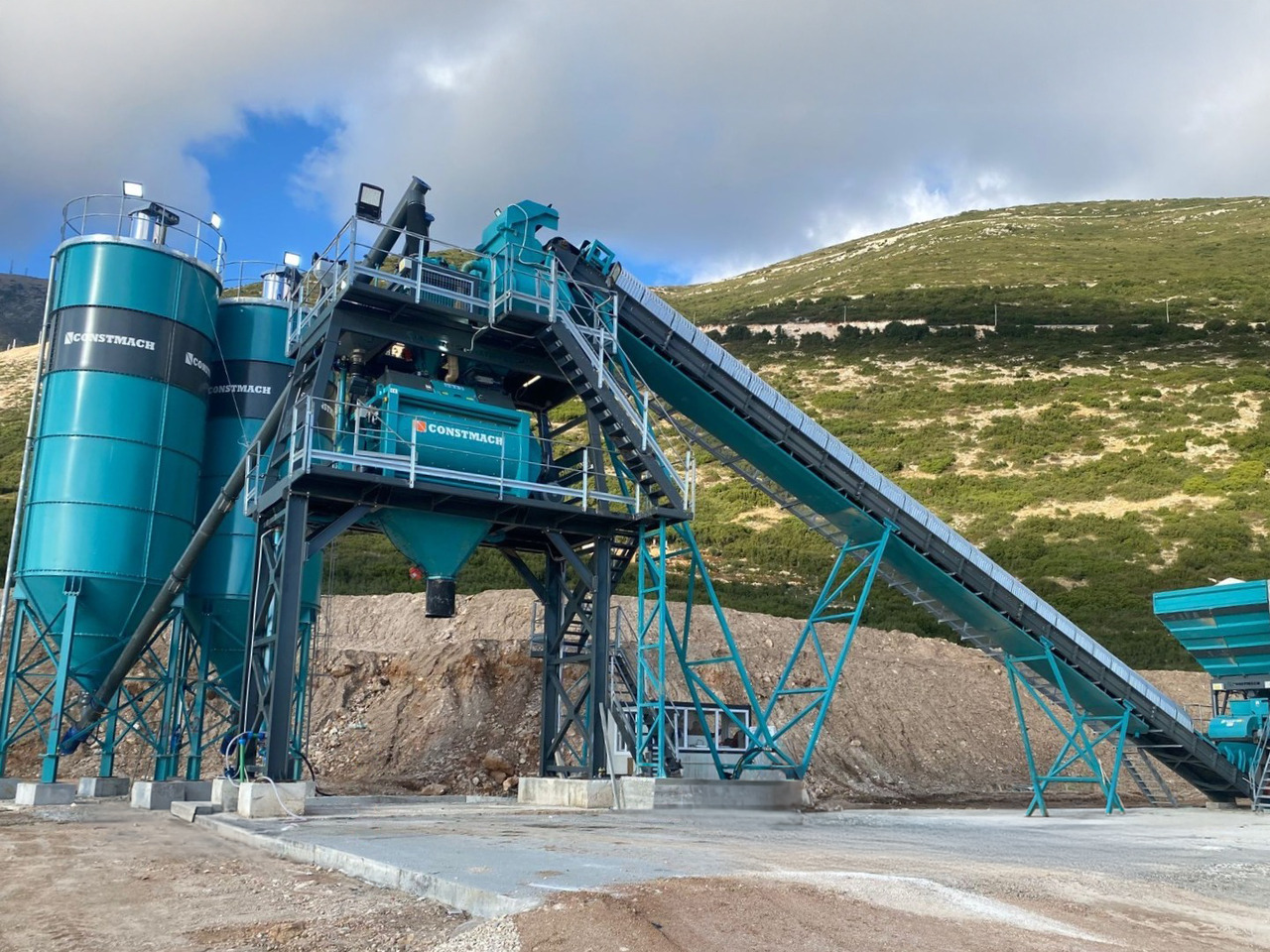 Constmach 120 m³/h Stationary Concrete Batching Plant - Betonmischanlage: das Bild 1 Constmach 120 m³/h Stationary Concrete Batching Plant - Betonmischanlage: das Bild 1