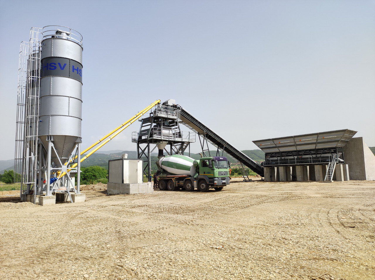 Constmach 160 m³/h Stationary Concrete Batching Plant - Betonmischanlage: das Bild 2 Constmach 160 m³/h Stationary Concrete Batching Plant - Betonmischanlage: das Bild 2