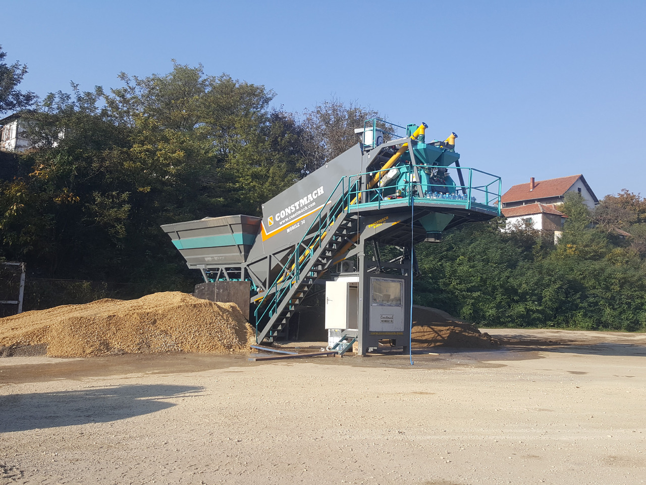 Constmach 30 m³/h Mobile Concrete Batching Plant - Betonmischanlage: das Bild 3 Constmach 30 m³/h Mobile Concrete Batching Plant - Betonmischanlage: das Bild 3