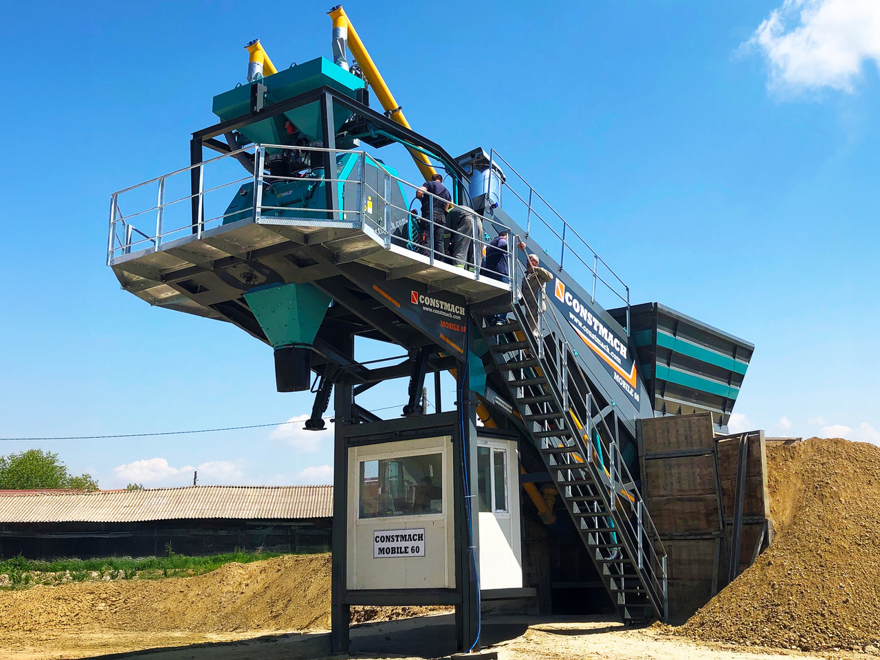 Constmach 60 m³/h Portable Concrete Batching Plant - Betonmischanlage: das Bild 1 Constmach 60 m³/h Portable Concrete Batching Plant - Betonmischanlage: das Bild 1