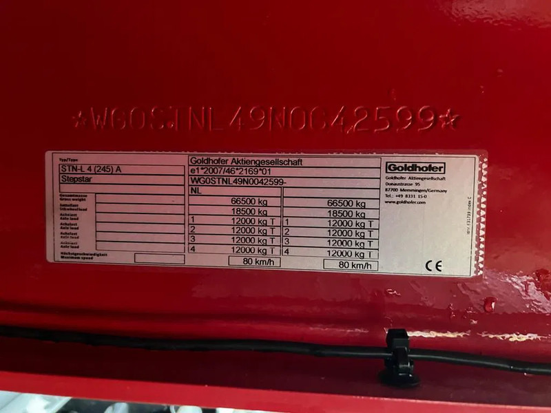 Tieflader Auflieger, Zustand - NEU Goldhofer STN-L 4 (245) A RM2 Stepstar: das Bild 19 Tieflader Auflieger, Zustand - NEU Goldhofer STN-L 4 (245) A RM2 Stepstar: das Bild 19