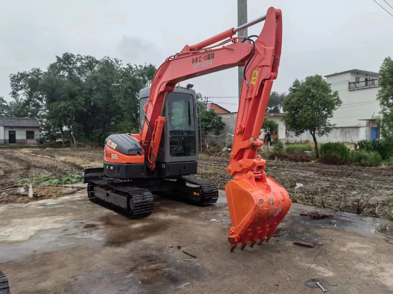 HITACHI ZX55 - Minibagger: das Bild 1 HITACHI ZX55 - Minibagger: das Bild 1