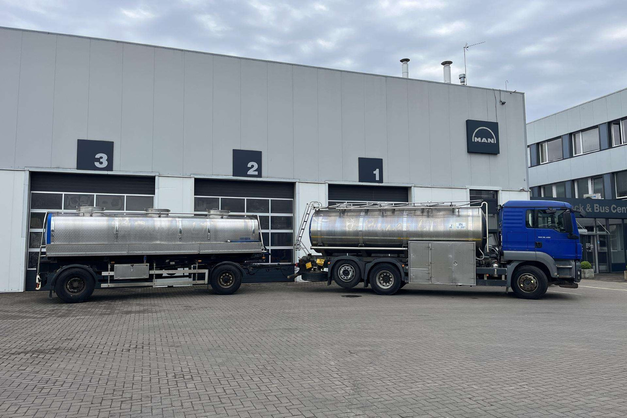 MAN TGS 26.400 6X2-2 Plandex (08632) - Tankwagen, Tankanhänger: das Bild 2 MAN TGS 26.400 6X2-2 Plandex (08632) - Tankwagen, Tankanhänger: das Bild 2