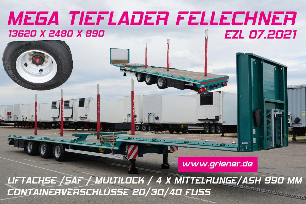 SP32 -G39 MEGA/JUMBO/LIFT/ CONTAINER /FELLECHNER - Tieflader Auflieger: das Bild 1 SP32 -G39 MEGA/JUMBO/LIFT/ CONTAINER /FELLECHNER - Tieflader Auflieger: das Bild 1