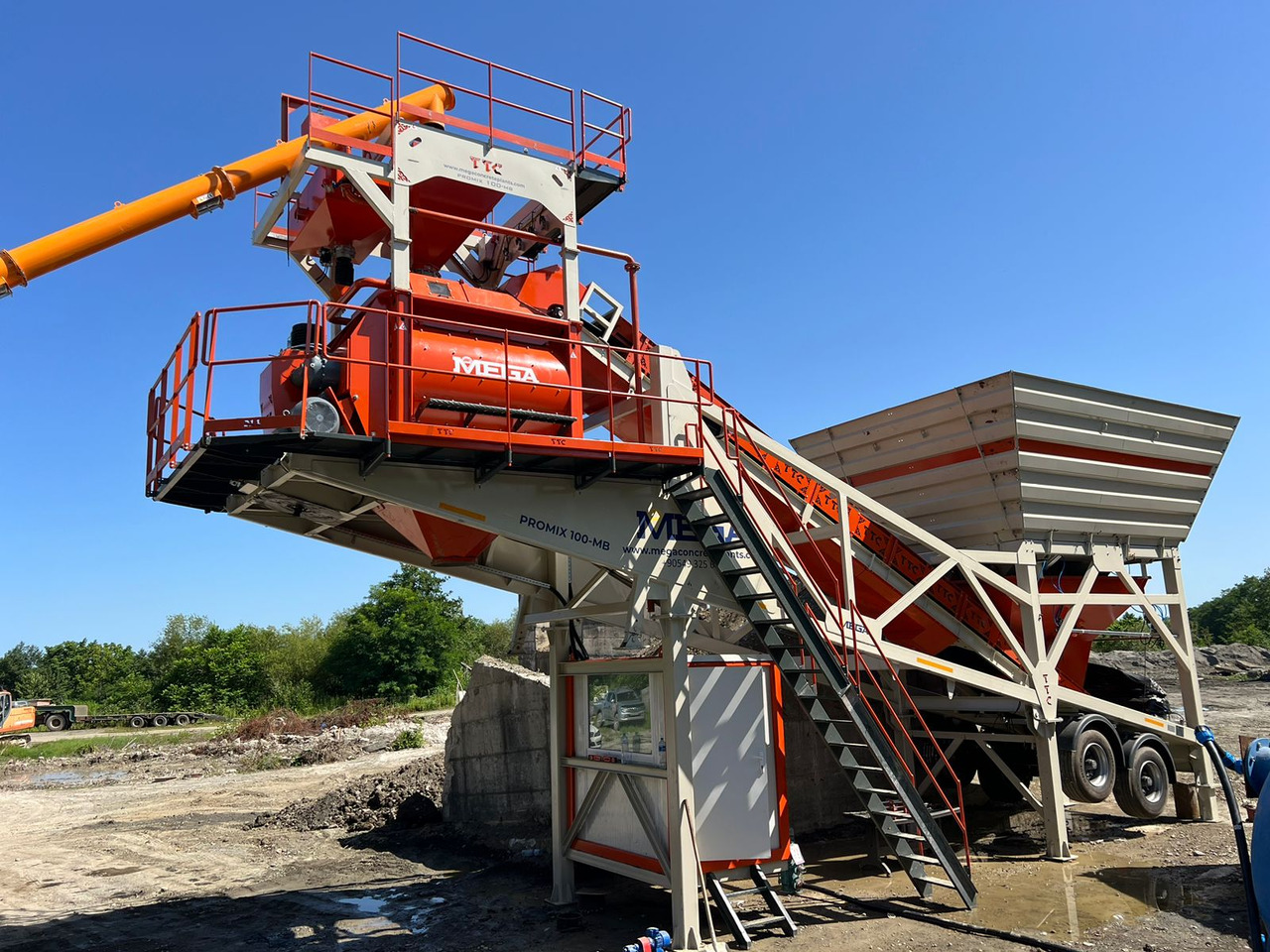 MEGA Mobile Concrete Plant Promix-100.MB - Betonmischanlage: das Bild 1 MEGA Mobile Concrete Plant Promix-100.MB - Betonmischanlage: das Bild 1
