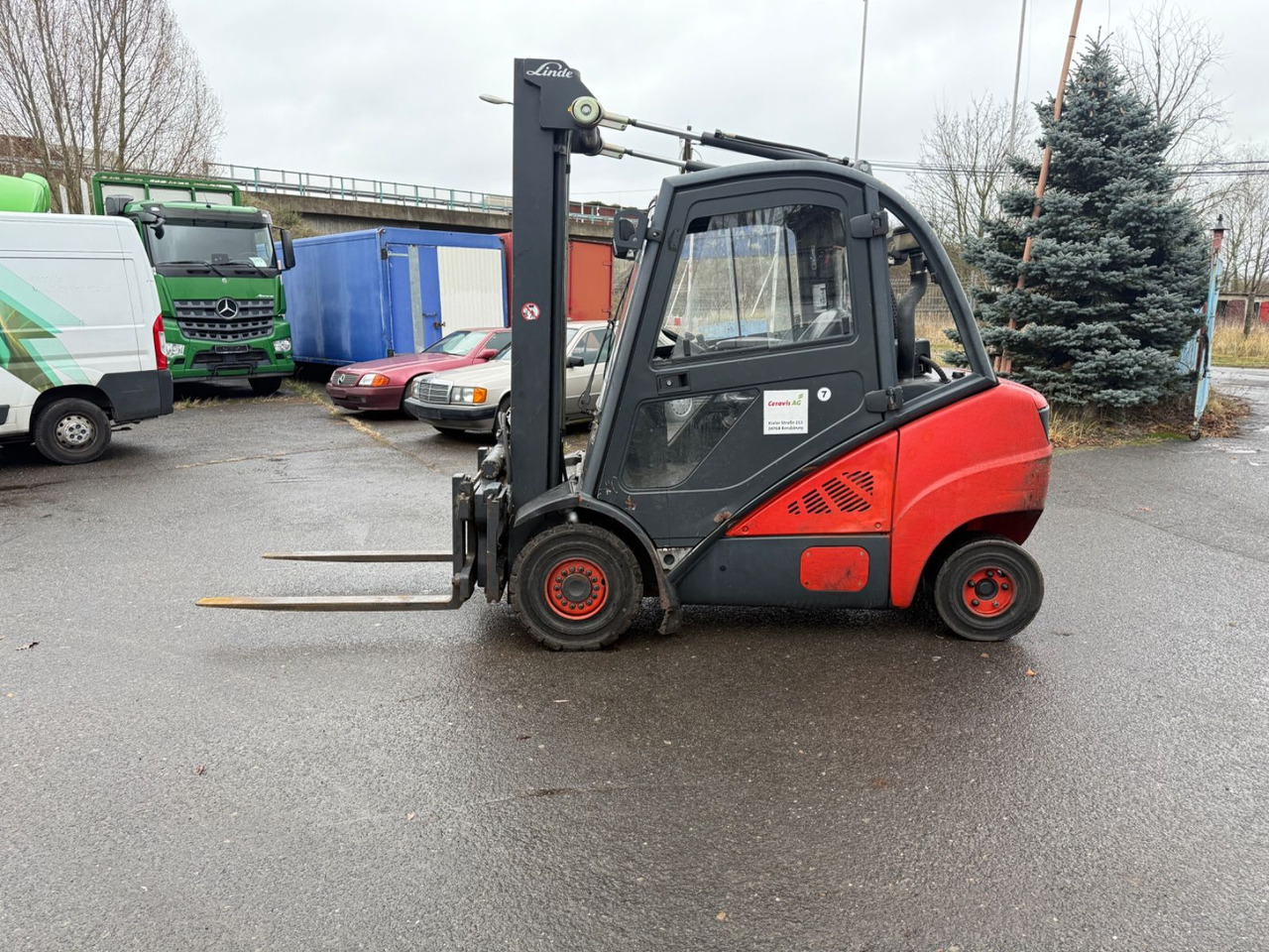 Dieselstapler Linde H 30D-01 mit Drehgerät: das Bild 6