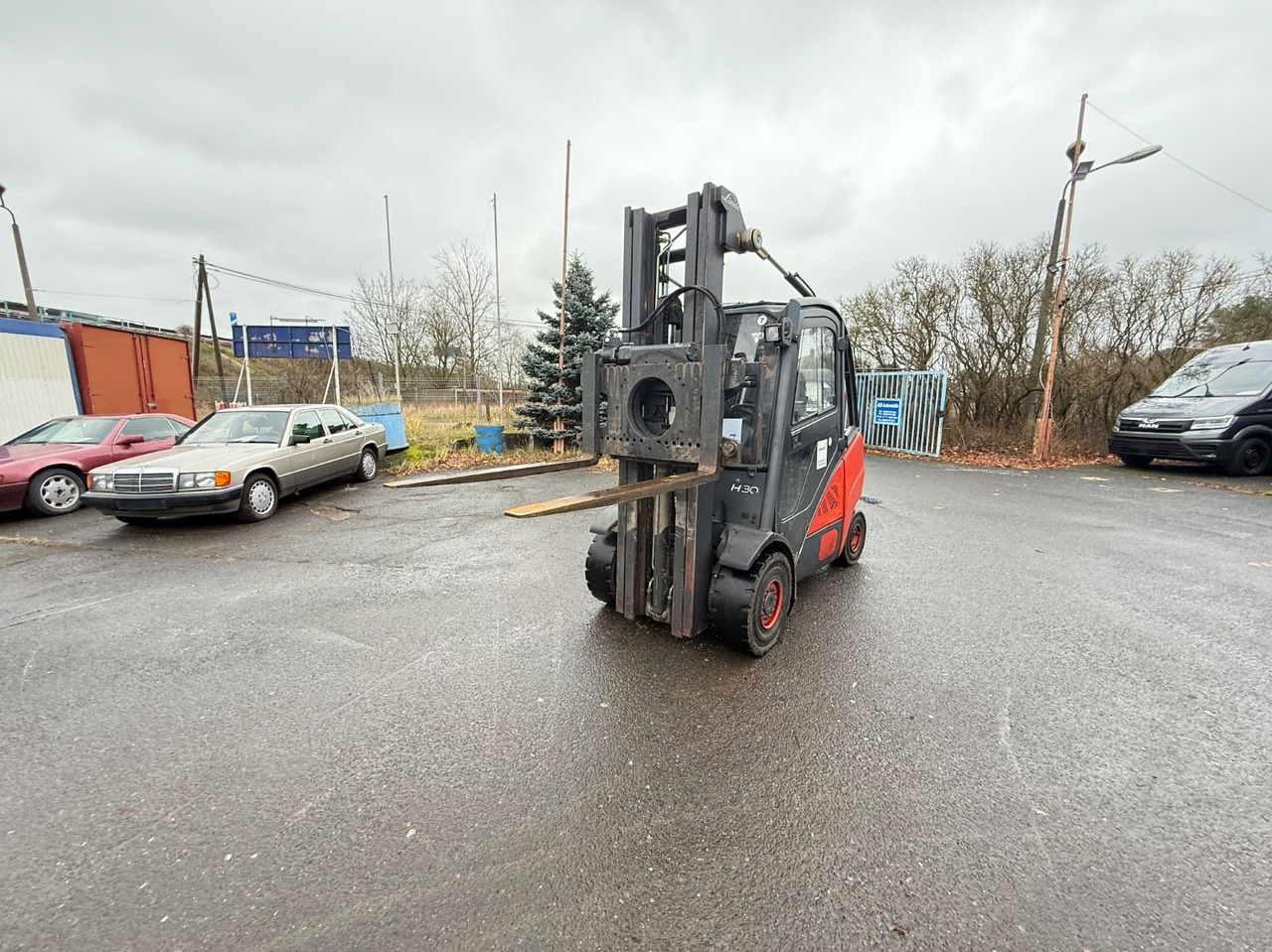 Dieselstapler Linde H 30D-01 mit Drehgerät: das Bild 10
