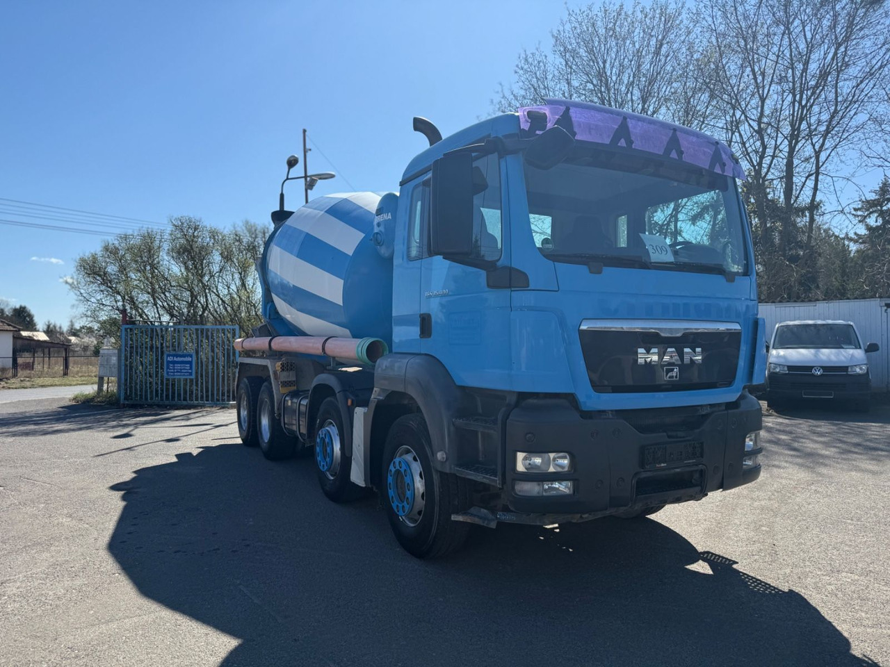 MAN TGS 35.400 8x4 Betonmischer - Fahrmischer: das Bild 2 MAN TGS 35.400 8x4 Betonmischer - Fahrmischer: das Bild 2