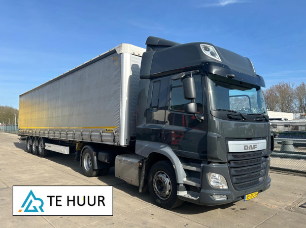 DAF CF 510 + Wielton huiftrailer / NL BE Verhuur/ 750 euro per week / direct afhalen - Sattelzugmaschine: das Bild 1 DAF CF 510 + Wielton huiftrailer / NL BE Verhuur/ 750 euro per week / direct afhalen - Sattelzugmaschine: das Bild 1